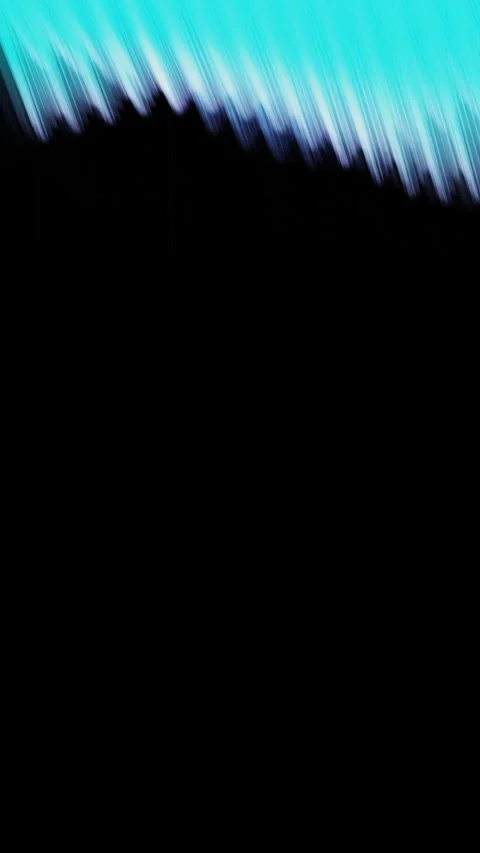 Abstract Cyan Light Streaks Wave Against A Pitch Black Background Motion Graphic 库存影片 341382721