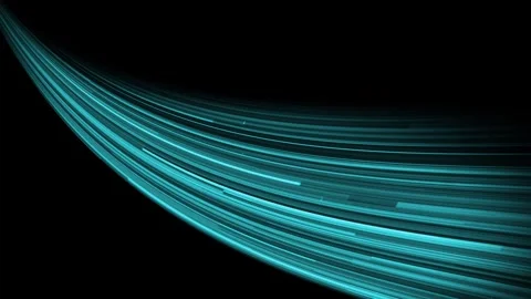 Abstract cyan light trails motion background, high-speed digital data flow,.. Stockbeeldmateriaal 334019273