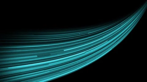 Abstract cyan light trails motion background, high-speed digital data flow,.. Stock Footage 334019278