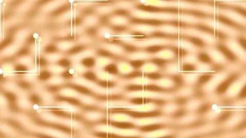 Abstract cyan liquid wave background with modern digital equalizer graphic Stock Footage 336506481