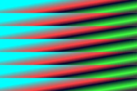 Abstract Cyan Red Green Gradient Wave Stripe Background with Modern Flow 스톡 일러스트
