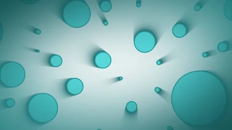 Abstract cyan seamless loop background. Circle shapes with moving shadow. 動画素材 168533473