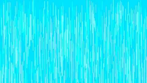 Abstract Cyan Vertical Lines Background - Dynamic Digital Art Texture Stock Footage 331716543