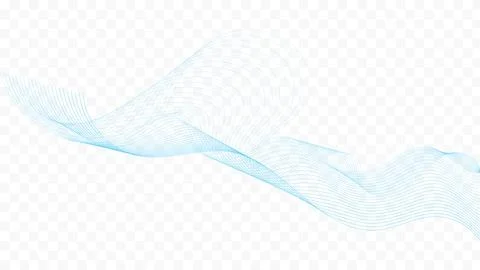 Abstract Cyan Wave Lines Vector for Technology Backgrounds, Clean Geometric.. Stock Illustration