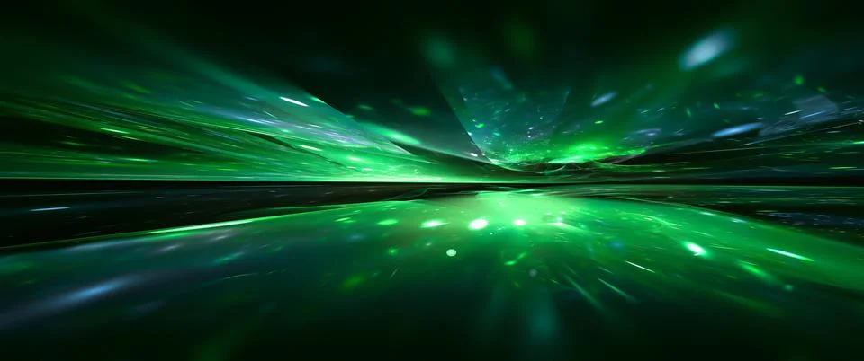 Abstract Cyber Space Background Stock Illustration