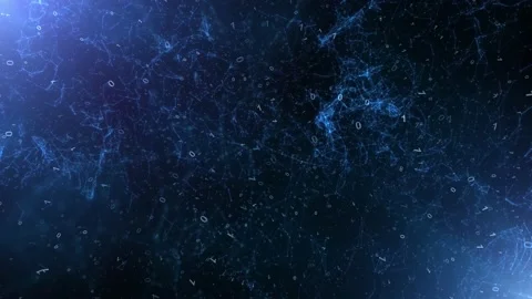 Abstract cyber space binary numbers motion Vídeos de archivo 145147667