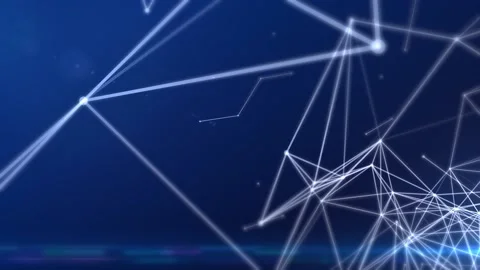 Abstract cyber system data driven network Stock Footage 203939147