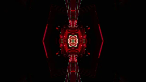 Abstract Cyber Technology VJ Loop Vidéo 124554773