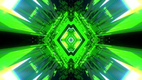 Abstract Cyber Technology VJ Loop Vidéo 124554894
