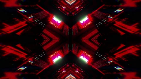 Abstract Cyber Technology VJ Loop Vidéo 124557597