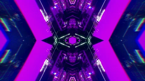 Abstract Cyber Technology VJ Loop Vidéo 124557668