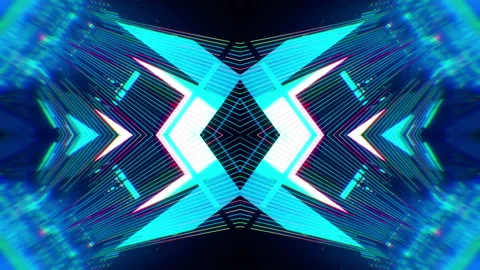 Abstract Cyber Technology VJ Loop 스톡 동영상 124561114