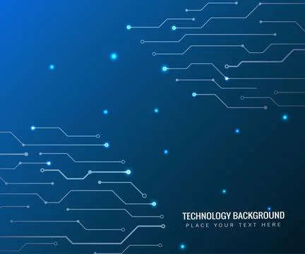 Abstract cybernetic vector background with circuit boarding scheme. Motherboa Illustrazione stock
