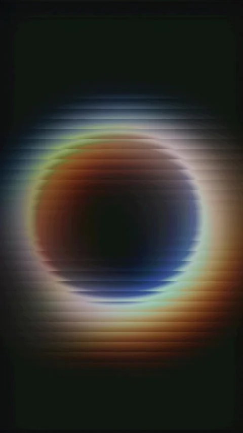 Abstract Cyberpunk Data Corrupted Hologram Ring Stock Footage 340453476