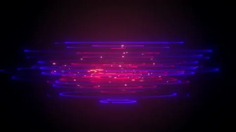 Abstract Cylinder Lines Flowing Background Loop Stock Footage 198327608