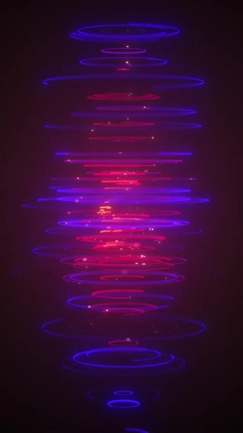 Abstract Cylinder Lines Flowing Background Vídeos de archivo 200748885