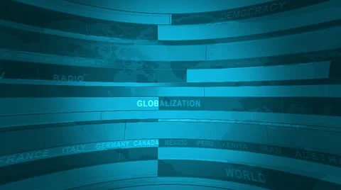 Abstract cylindrical background for News with different words Stock-Footage 11803791