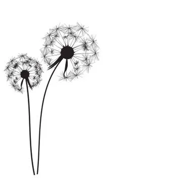 Abstract Dandelion Background Illustration Ilustração Stock