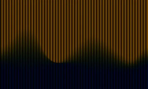 Abstract dark background with 3D golden brown vertical texture and wavy sha.. 库存插图