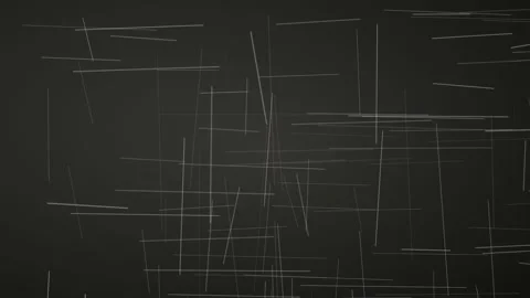 Abstract dark background with animated white digital lines and geometric data Stock Footage 346204714