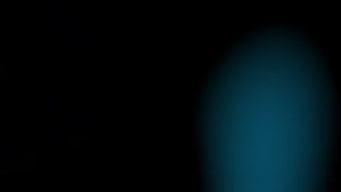 Abstract dark background animation with light leak effects. Blue color lens Stock Footage 307016738