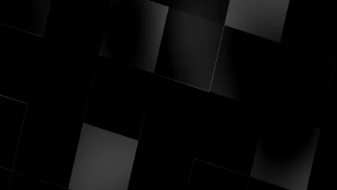 Abstract Dark Background Animation with Moving Gray Blocks Stock Footage 308139066