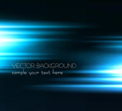 Abstract dark background with blue color light Illustrazione stock