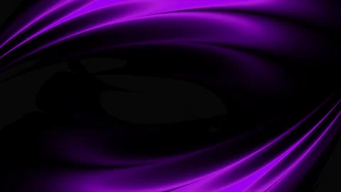 An abstract dark background with bright purple light lines that curve smoothly Stockbeeldmateriaal 334286732