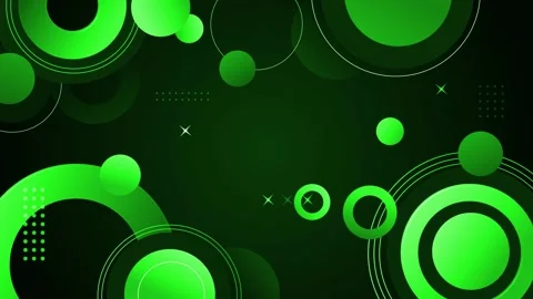 Abstract dark background with concentric circles and dots, modern geometric.. 스톡 동영상 333909935