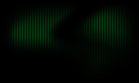 Abstract dark background with deep green vertical stripes and subtle wavy l.. 库存插图