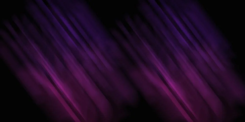Abstract dark background with diagonal purple and magenta light streaks 스톡 일러스트