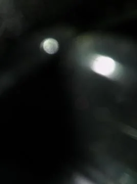 Abstract dark background with different elements in space with blur effect Foto stock