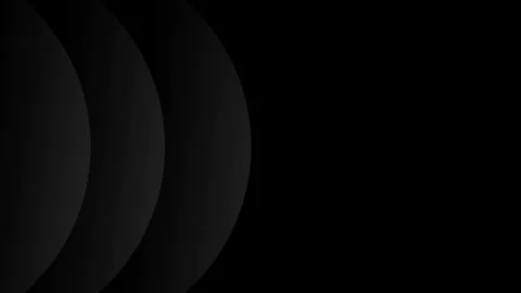 Abstract Dark Background with Elegant Curved Layers and Minimalist Black De.. Stock Footage 345310432