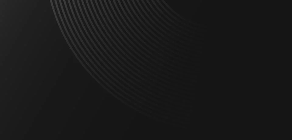 Abstract dark background with elegant curved lines in grey and black minimal Stock Illustration