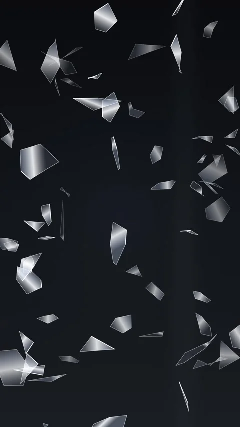 Abstract dark background with falling metallic silver glitter particles Stock Footage 345487854