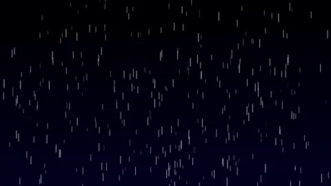 Abstract dark background with falling white rain streaks at night. Simple w.. Stock Footage 337371203