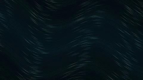 Abstract dark background featuring flowing digital lines in a wave pattern .. Stock Footage 347244112