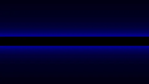 Abstract dark background featuring pulsating horizontal blue light beam emi.. 動画素材 335023200
