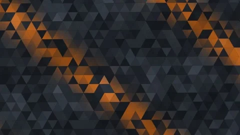 Abstract dark background featuring a repeating geometric pattern of triangl.. Stock Footage 347465010