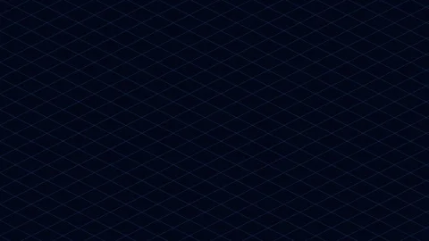 Abstract dark background featuring a subtle blue isometric diamond pattern Video stock 335117966