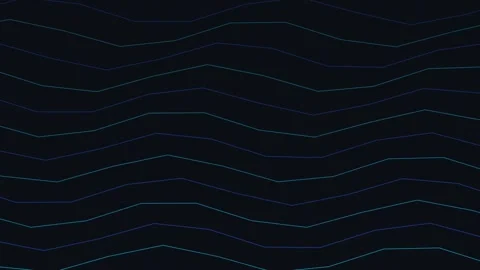 Abstract dark background featuring subtle horizontal wavy lines moving gently Stock Footage 345315493