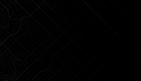 Abstract dark background featuring subtle dotted lines and minimal shapes for Illustrazione stock