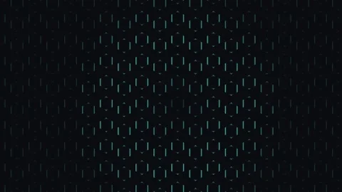 Abstract dark background featuring a vertical grid of glowing cyan lines Video stock 335117919