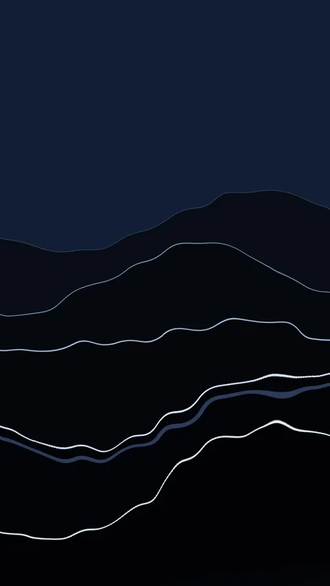 Abstract dark background featuring a wave pattern with outline and texture Stock Footage 347939229