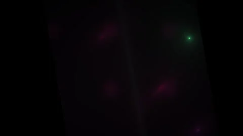 Abstract dark background with flickering red and green light particles. Stock Footage 341775807