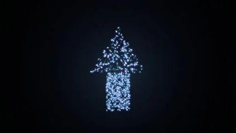 Abstract dark background with gentle falling glitter particles and subtle b.. Stock Footage 346002513