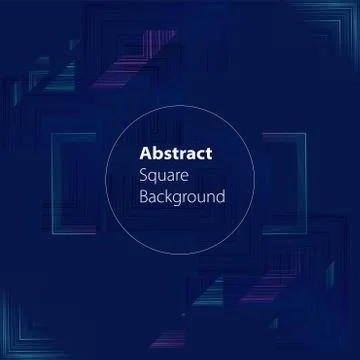 Abstract dark background with geometry square design elements Stock Illustration