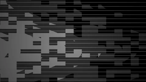 Abstract Dark Background with Glitch Effect and Horizontal Lines. Stock Footage 334426731