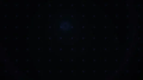Abstract dark background with glowing blue digital square pixels. Stock Footage 334426860