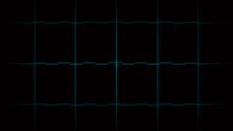 Abstract dark background with glowing blue grid lines image. Dark backgroun.. Stock Footage 337130688
